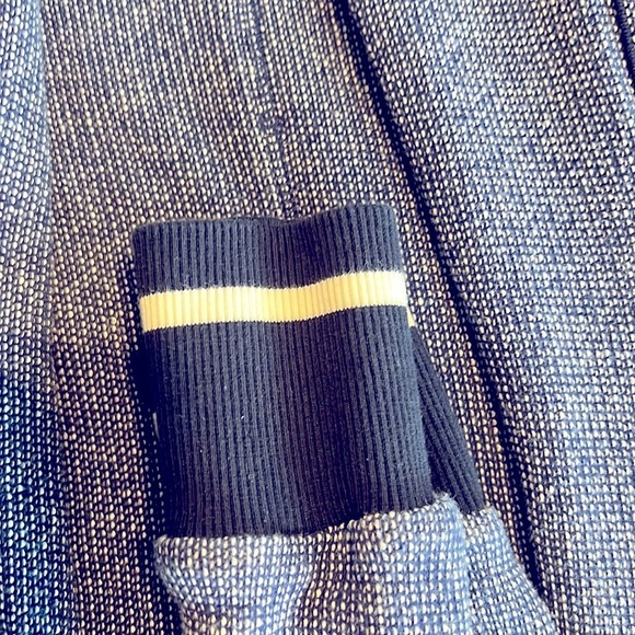 VINEYARD VINES SWEATSHIRT DRESS SZ XXS NAVY WHITE MARLED COTTON STRETCHY - Picture 12 of 12